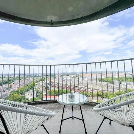 Apartamento New - Proud - Hoteltower - 23 Og - Cityview - Congress Augsburgo