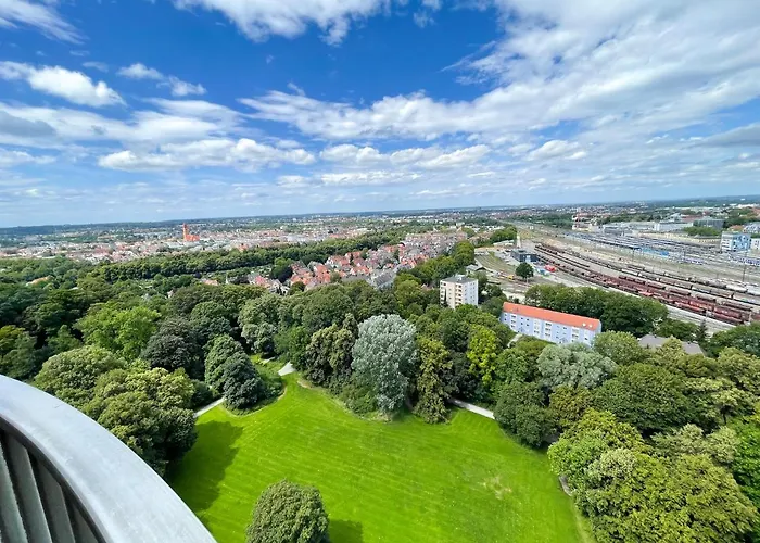 Uniqe - Sky-tv - 23 Og - Stadtblick - Kongress Appartamento *